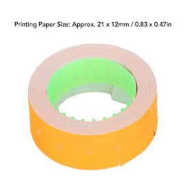 30 Rolls Price Gun Labels, 22 x 12 mm Orange 15000 Price Gun Stickers Pricemarking Tags Gun Labeling, Paper Pricing Gun Label Fits Mx-5500 M5500 Pricing Labellers