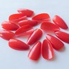 LoveOurHome 240pc Almond Press on Nails Medium Fake Nail Red