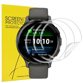 6 Pack Anti-Scratch Film for Garmin Venu 3S (41mm) Screen Protector, TPU Flexible Film Cover, HD Clear Case Compatible for Garmin Venu 3S (41mm) Smartwatch