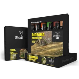 Abteilung 502 Oil Set ABT307 Dioramas Colours Set (6 x 20 ml Tubes)