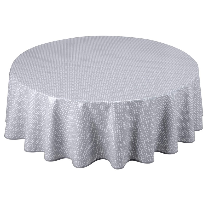 Home Direct Round Oilcloth PVC Wipe Clean Tablecloth 140cm 55"