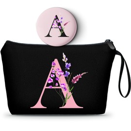 SEAMOON Gifts for Women Birthday Unique,Makeup Bag,Maid of Honor Gifts,Friendship Gifts for Women,Sister Birthday Gifts from Sister,Bridesmaid Bride Cosmetic bag with Mirror,Christmas Gifts,A