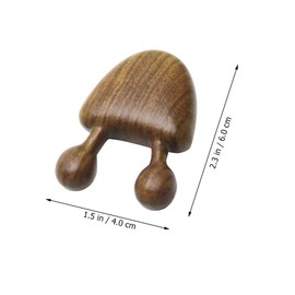 SAFIGLE 1Pc Wooden Acupoint Massager Tool Ergonomic Handheld Facial Massager for Relaxation and Skin Care Durable Massager for Acupoint and
