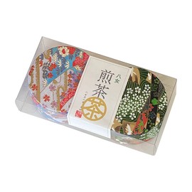 YaMECHA Sencha, Japanese Paper Can, Nahiro Tea, Souvenir, Gift (2 Pieces)