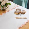 Windkream Scalloped Edge Table Runner 70 Inches Preppy Embroidery Edge