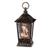 Roman Christmas - Confetti Lites Kneeling Santa Lantern, 9.7" H,