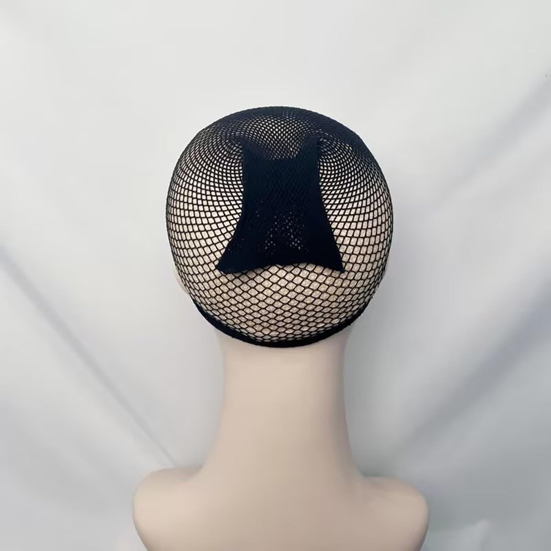 Akkerds Black Wig Net, Set of 4, Mesh, Bundle, Cosplay
