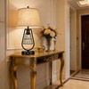 cattino Farmhouse Table Lamps with USB Ports, Industrial Bedside Lamps