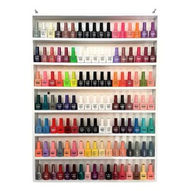 Esmaltero Exhibidor Maquillaje Multiusos Reforzado Con Tapa.                                                                                          