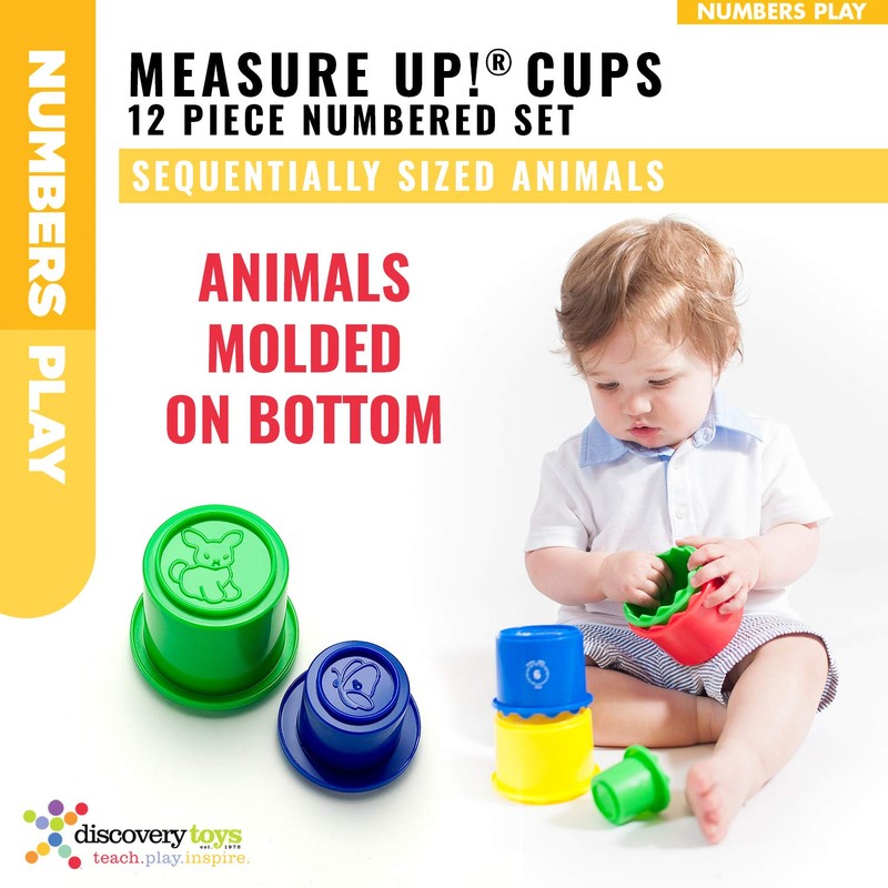 Discovery Toys Measure UP! Cups | Educational Stacking & Nesting