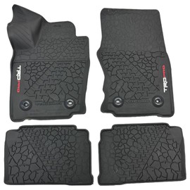 Toyota Tacoma 2024-2025 TRD PRO All Weather Floor Mats/Liners, 4pc Set, Double Cab, Automatic Transmission - PT206-35244-20