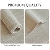 Softalker Faux Linen Placemats Set of 6-12 x 18 Inch,