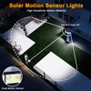 3000LM Solar Lights Outdoor, 5 Heads Solar Security Lights with