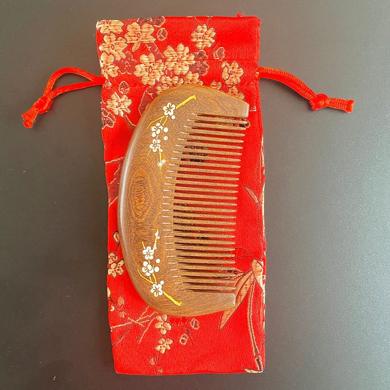 EXOTIC MYTH wooden comb Natural Anti-static Sandalwood Wooden Hair Comb