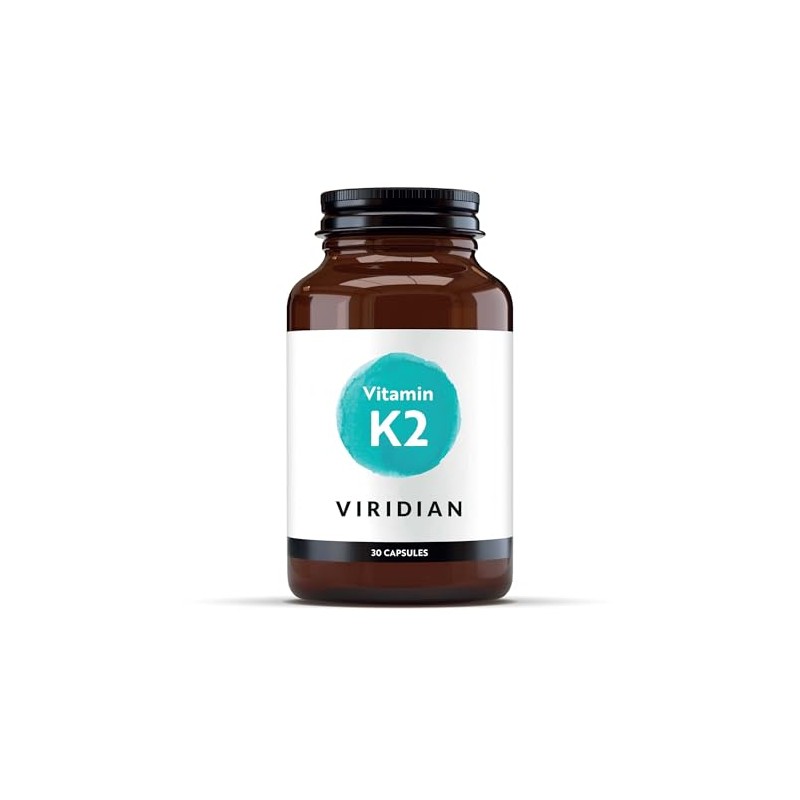 Viridian - Vitamin K2, 30 Capsules | Vegan Formula, Contributes