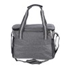 Insulated Lunch Bag Grey Oxford Cloth 15L High Capacity Insulated