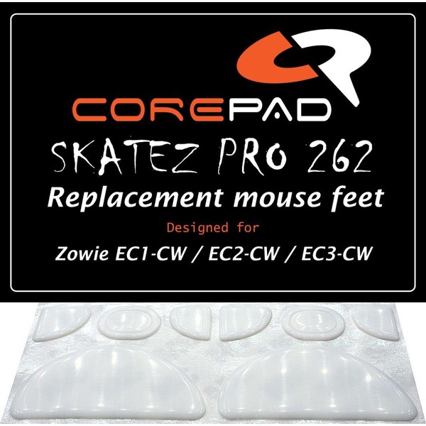 Corepad Skatez PRO 262 Replacement Mouse Feet Compatible with Zowie
