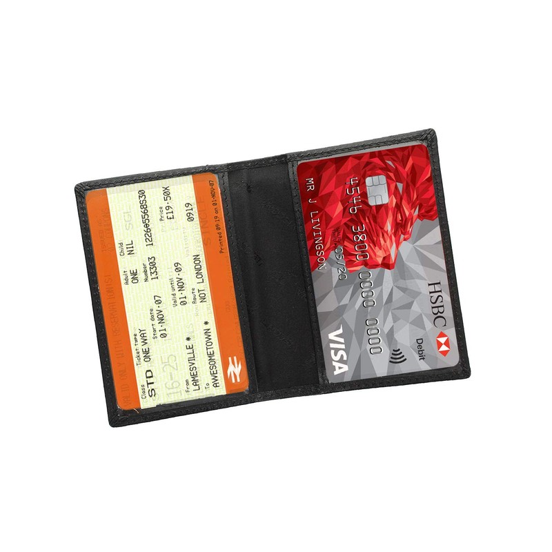 AKH® Bus Pass Wallet Credit Travel Rail ID Holder for
