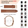 VELULYX Genuine Leather Strap Compatible with Veryfit IDW13/IDW16/IDW18/IDW19, 22 mm