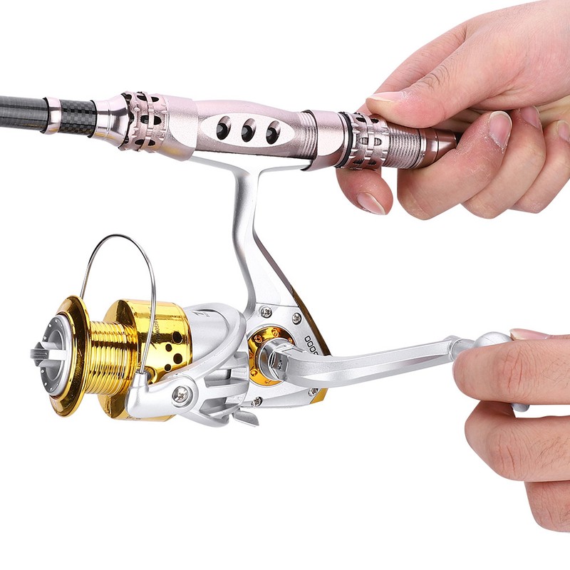 1000-7000 Saltwater Ice Fishing Spinning Reel Sea 5.5:1 Line Wheel