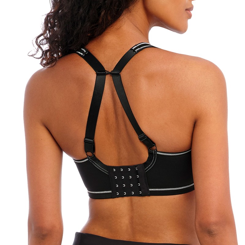 Freya Women's F Active Black sports bras, Storm, 38 D