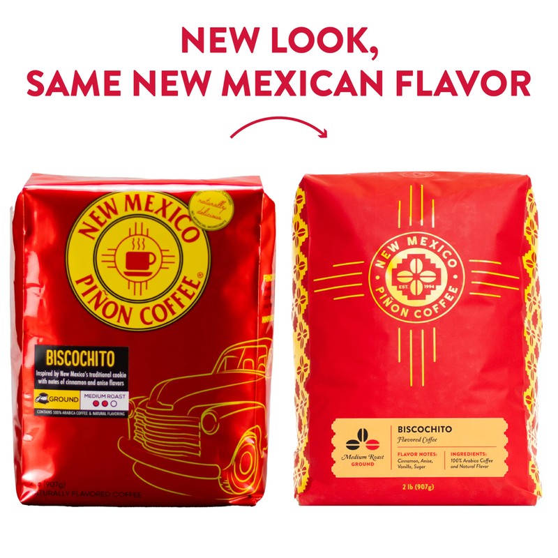 New Mexico Piñon Coffee Naturally Flavored Coffee (Biscochito Ground, 2