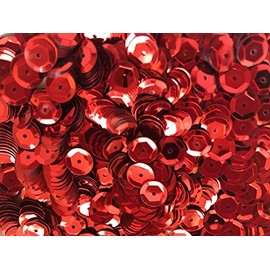 Sequins 8mm 800/Pkg Red