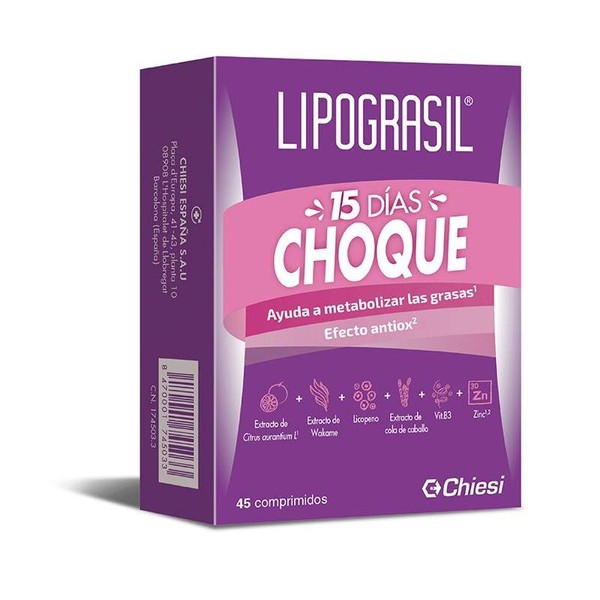 Chiesi Lipograsil 15 Dias Choque 45 Comp