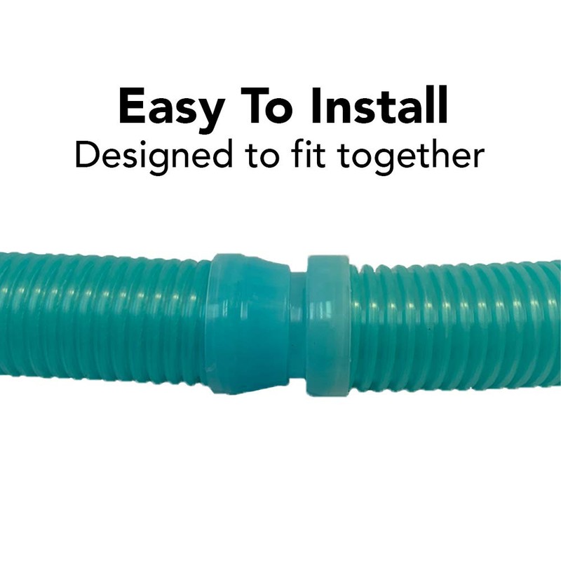 Puri Tech 3 Pack Universal Pool Cleaner Suction Hose 48