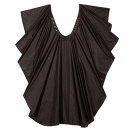 Comair 3040255 Cape "Duo" Press Stud Plus Band 178 x 138 cm Black