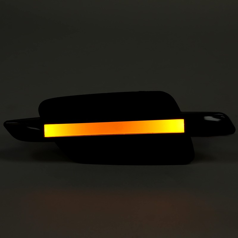 HECASA Front Fender Side Marker Lights Compatible with 2008 2009