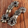 dophee 10Pcs Antique Brass Decorative Pulls Handles for Mini Jewelry