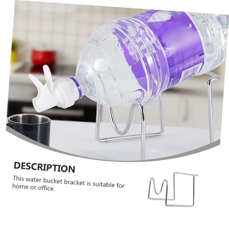 TEHAUX Simple Bottle Holder 5l Water Jug Rack Non-Slip Rubber