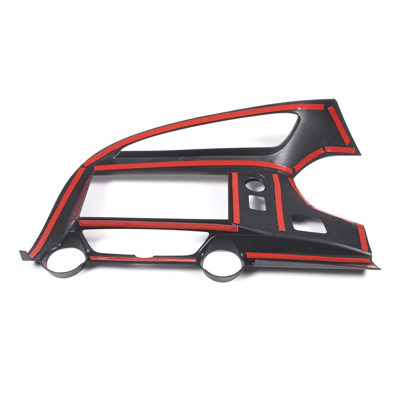 car-king888 Matte Black Center Console Navigation Frame Trim Cover For