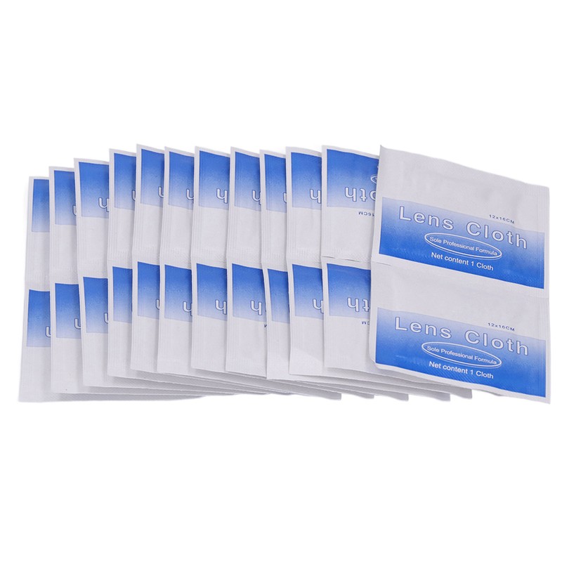 48pcs Lens Cleaning Wipes Disposable Screen Cleaning Papers for Eyeglasses