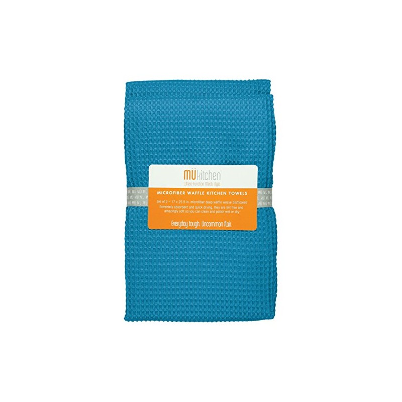 MUkitchen | Waffle Microfiber Towel | Durable & Absorbent for