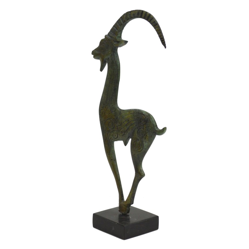 Wild Goat bronze figure - Symbol of God Pan