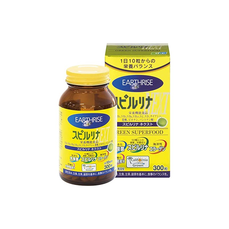 DIC Co., Ltd. Spirulina Next, 300 Tablets