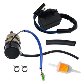 Partman 12v 49040-1055 Electric Fuel Pump Fit for Kawasaki Mule 1000 2500 2510 2520 3000 3010 3020 With 27034-1053 Fuel Pump Cut Off Relay