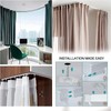 5 Meters (16.4FT) Flexible Bendable Ceiling Curtain Track,Room Divider, Window