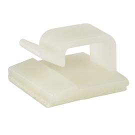 JacobsParts V5 Simple Adhesive Cable Routing Clip for Cord Management, Medium (25-Pack)
