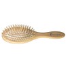 Wood anti-static hair brushes natural.