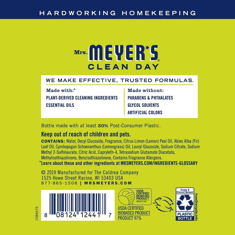 Mrs. Meyers Clean Day Multi-Surface Spray, Lemon Verbena 16 oz
