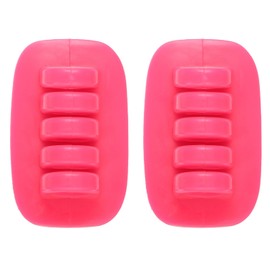 HARFINGTON Cable Clips Silicone Cable Management for Cord Organizer Cable Clips Bedroom Nightstand Wire Desk Table Accessories Office Spaces Car, Blue