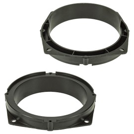 tomzz Audio 2837-002 Speaker Rings Adapter Brackets Compatible with Mitsubishi Colt from 2004-2012 for 130 mm DIN Speaker