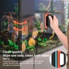 hygger Fish Tank Magnetic Glass Cleaner Two Detachable Algae Scraper