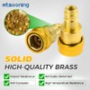Mtsooning R1234yf to R134a Conversion Adapter,High/Low Pressure Side R134a to