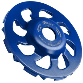 S&R Diamond Cup Wheel 125 mm - Cup Grinder for Concrete, Natural Stone, Granite, Brick, Masonry and More, Suitable for Angle Grinders with 22.23 mm Bore