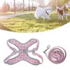 Dog Harness Leash Set Pet Reflective Training Vest Adjustable Chest