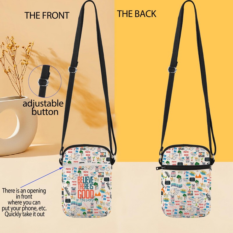PXTIDY LDS Missionary Crossbody Bag Believe There Is Good In